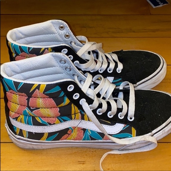 Vans Shoes - Tropical high top vans